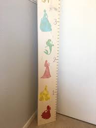 Disney Princess Wood Height Chart