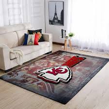 kansas city chiefs anti skid area rugs