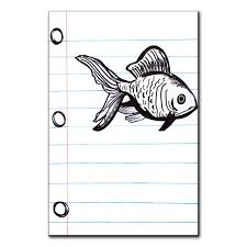 notebook goldfish