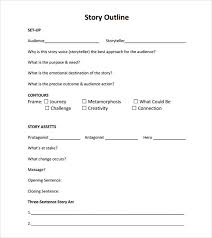 Story Outline Sample 9 Documents In Pdf Word