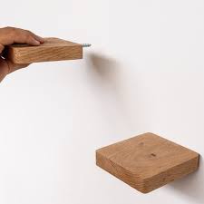 Wooden Floating Shelf By Tomazin Square