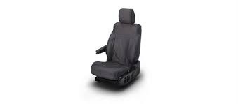 Protective Seat Covers Ebony Front