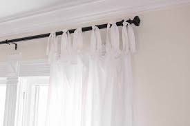 how to make curtains tie top curtain