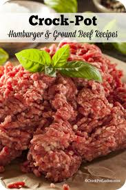 70 crock pot hamburger ground beef