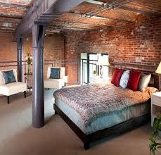 High Ceiling And Exposed Brick Walls