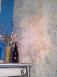 Faux Wall Finish Works Beautifully
