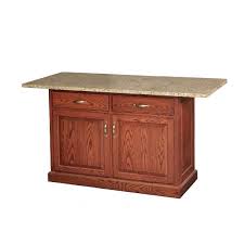 Yet, it doesn't cost much more than other islands on wheels… the cabinetry has a bright white color. Granite Top Kitchen Island King Dinettes