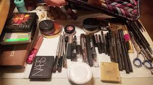 asmr simple makeup and cosmetic sorting