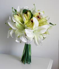 Maybe you would like to learn more about one of these? Free Shipping Hand Made Green Wedding Flower Bouquet Silk Bridemaid Flower White Tiger Lily And Green Orchid Brooch Bouquet Orchid Corsage Orchidorchid Food Aliexpress