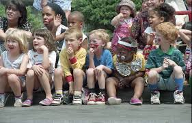 Downtown YMCA Daycare Enjoy Watching The Royal Hanneford Circus Parade,  June 23, 1995 | Ann Arbor District Library
