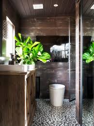 Rustic bathroom decor ideas rustic modern bathroom (via: Rustic Master Bath Makeover Hgtv Modern Bathroom Tile Designs Ideas Layjao