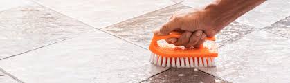 commercial tile floor grout lines clean