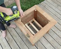 build a diy planter box with only 2