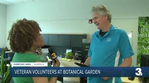 veteran volunteers at norfolk botanical
