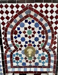 Vintage Garden Patio Moroccan Mosaic
