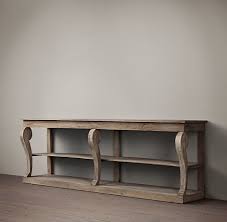 Console Table With Scroll Legs Her