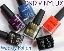 Cnd Vinylux Weekly Nail Polish Review Swatches All