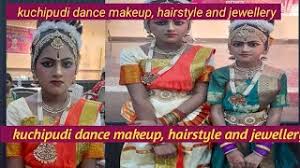 kuchipudi dance makeup hairstyle and