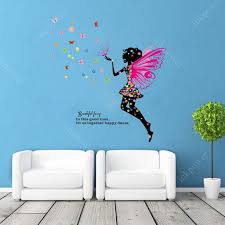 Erfly Flower Fairy Wall Sticker