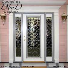 Custom Leaded Glass Traditional Door