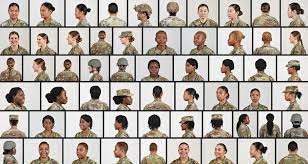 During boot camp or basic training, the haircut standards are near identical for all branches of service: In A Changing Military The Army Eases Its Rules For Women S Hair The New York Times