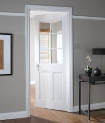 Interior Glass Door Clear White