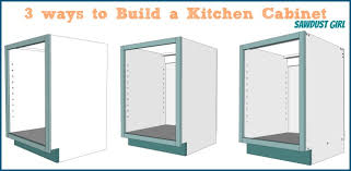 three ways to build diy kitchen