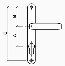 how to mere upvc door handles