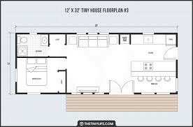 12 X 32 Tiny Home Designs Floorplans