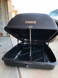 thule excursion roof rack cargo box