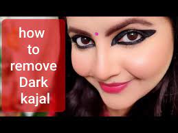 how to remove dark kajal easily rara
