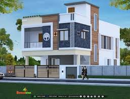 3d Residential Building Elevation In