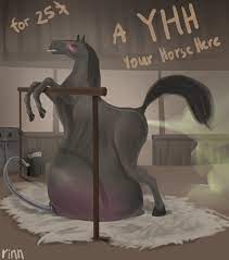 Inflation/Fart YHH (YCH) by rinn_horsesvore -- Fur Affinity [dot] net