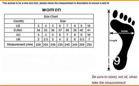 Size Chart Sole Comfort Stl