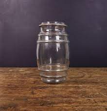 Large Glass Jar Antique French Glass