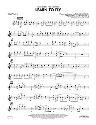 Learn To Fly Tenor Sax 1 By John Berry Jazz Ensemble Digital Sheet Music