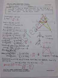 Class 10 Triangles: Ex 6.1 BPT Theorem or Thale's Theorem