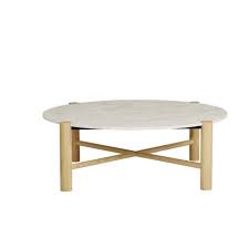 Artie Coffee Table Large White Marble