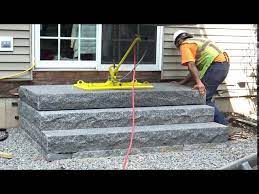 install granite steps