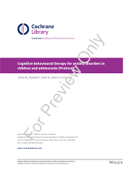 pdf cognitive behavioural therapy for