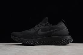 This attraction of opposites creates a sensation that not only enhances the feeling of moving forwards, but makes running feel fun, too. Men S And Women S Nike Epic React Flyknit Triple Black Running Shoes Aq0067 003 Evesham Nj