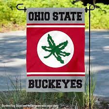 Ohio State Buckeyes Buckeye Leaf Garden
