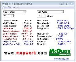 Mcquay Pipesizer With Solved Example Free Download