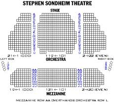 Stephen Sondheim Theatre Seating Chart Awesome Beautiful The