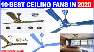 9 Best Ceiling Fans In India 2020 Top
