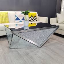 Home Furniture Mirrored Coffee Table