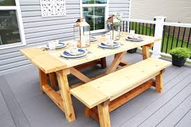 Diy Truss Beam Farmhouse Style Table