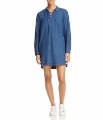 Details About Soft Joie Womens Katiana Shirt Dress Deepblue Xxs