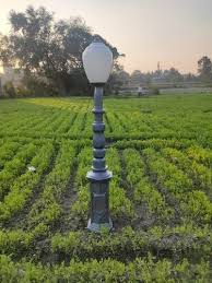 Single Arm Led Garden Lamp Post