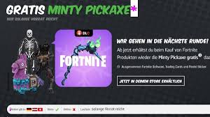 Here's how to enable fortnite 2fa on the epic games website. Fortnite Fur Die Minty Pickaxe Codes Gibt S Zwei Neue Aktionen Was Ihr Daruber Wissen Solltet Eurogamer De